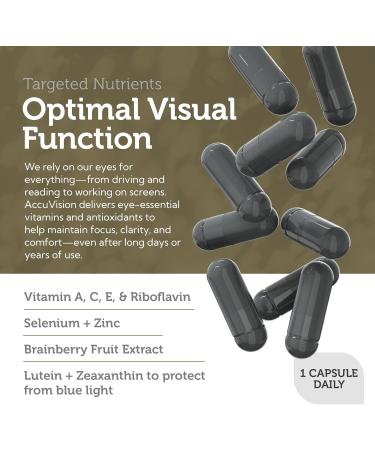 Zahler AccuVision Advanced Eye Health Formula 30 Capsules - Buy Online on GoSupps.com