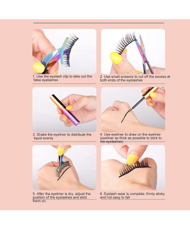 5 Pairs Updated 3D Magnetic Lashes with Eyeliner Kit Glue Free Waterproof Quick Dry 3D Fake Eyelashes Reusable 3D Magnetic False Lashes Extension Set Create Charming Bright Eyes - Buy Online on GoSupps.com