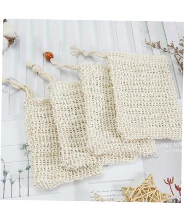 FRCOLOR 15 Pcs Soap Bag Set - Exfoliating Soap Saver & Drying Holder for Face & Body - Eco-Friendly Sisal Mesh Pockets for Foaming & Cleaning - Buy Online on GoSupps.com