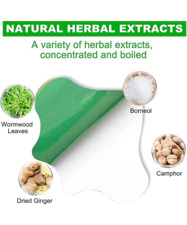 24 PCS Self-Warming Wormwood Heat Pads for Knee, Shoulder, Neck, & Back Pain Relief - Buy Online on GoSupps.com