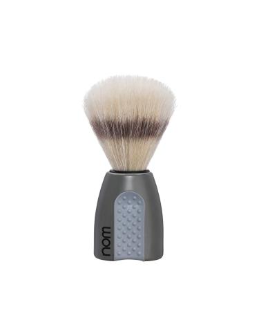 nom - Shaving brush - ERIK series - Pure bristle - Plastic grey