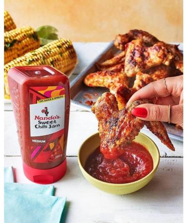Nando's Sweet Chilli Jam Medium 285g - Buy Online on GoSupps.com