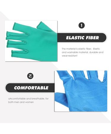 HAPINARY 2 Pairs Mitts Half Fingers Gloves Quilting Supplies Quilting Tools Quilting Hand Covers Fingerless Pressure Gloves Craft Gloves Sewing Hand Covers Work Manicure Spandex - Buy Online on GoSupps.com