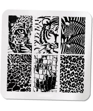 Nail Stamping Plate - Fashion Animal Pattern Leopard Stamp Template | Nail Art Tool for Stunning Designs - Buy Online on GoSupps.com