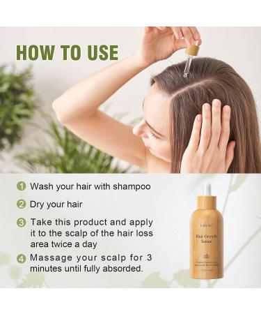 Hair Growth Serum with Radix Polygonum Multiflorum - Fight Hair Thinning & Fall | 50ml | Strengthen & Thicken Hair for Men & Women - Buy Online on GoSupps.com