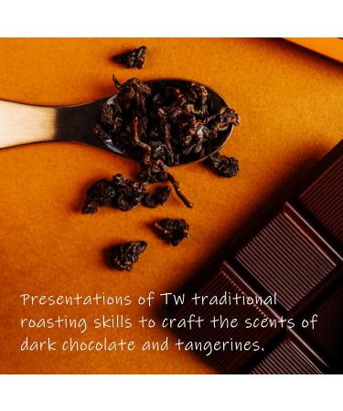 Trilliant-Fomsa Tea Th oolong Dong Ding torr fi fonc oolong noir de Ta wan feuilles de th en vrac th fort coffret cadeau de 4 oz notes de caf noir ar mes de chocolat noir et d'orange am r Chocolate tostado oscuro - Buy Online on GoSupps.com