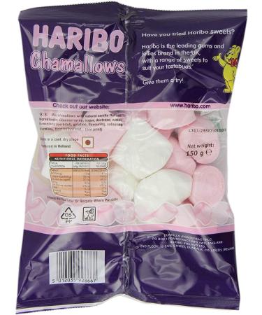  HARIBO HARIBO Pink & White Marshmallows 140g x Box of 12 - Buy Online on GoSupps.com