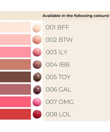 Gosh Lip Gloss 003 Ily - Vegan Long-Lasting Moisturizing Gloss with Integrated Light for Full Soft Lips - Perfume-Free - Buy Online on GoSupps.com