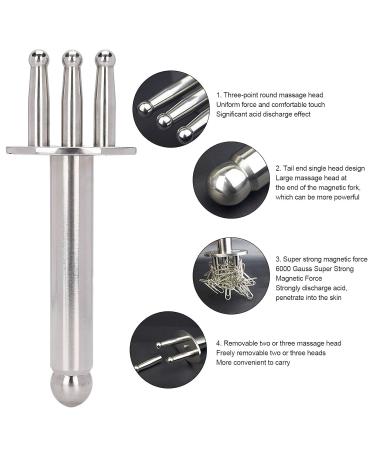 Magnetotherapy Pin Point Magnetic Massage Stick - Lymphatic Drainage & Meridian Point Tool for Optimal Wellness - Buy Online on GoSupps.com