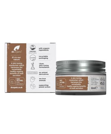 Buy Dr Organic Snail Gel Cream 50ml - Hydrating Anti-Aging Skincare for Glowing Skin - Worldwide Shipping Available - Buy Online on GoSupps.com
