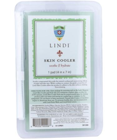 Lindi Skin: Cooler Pad - Cooling Hydro-Gel Formulated To Reduce Redness And Inflammation (1 Pack, 4x7 in.) - Buy Online on GoSupps.com