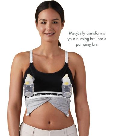Bravado Women's Clip and Pump Maternity Bra - Black, Size S - Buy Online on GoSupps.com