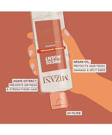 MIZANI Press Agent Thermal Smoothing Sulfate-Free Shampoo 8.5 Fl Oz - Gentle Cleansing for Smooth Hair - Buy Online on GoSupps.com