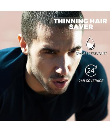 SOVONCARE Hair Fibers for Thinning Hair Black Hair Building Fibers for Bald Spots Undetectable & Natural Conceals Hair Loss Fill In Fine Hair Powder Hair Thicker Instantly for Women & Men 28g (Aubrun) - Buy Online on GoSupps.com