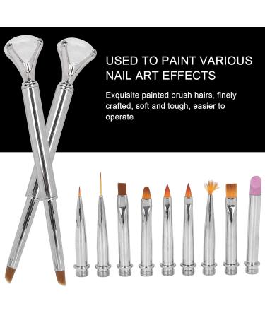 Nail Dotting Tool Set | Professional Nail Art Brush for Manicurists | Silver Nail Polish Essentials - Buy Online on GoSupps.com