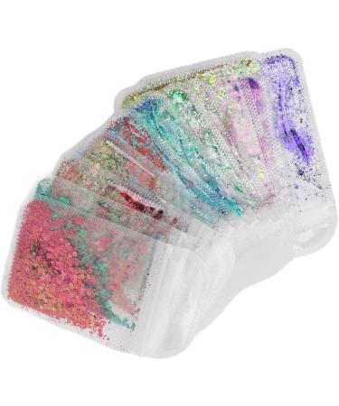 12 Colors Chunky Holographic Body Glitter Gel - Face Nail Art & Halloween Sparkles - Buy Online on GoSupps.com