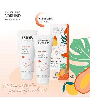  ANNEMARIE B RLIND ANNEMARIE B RLIND BODY CARE Tropical Summer Shower Gel (200ml) - Velvety Fresh Feeling For a Revitalizing Shower Experience Tropical Fruity & Fresh Scent Vegan - Buy Online on GoSupps.com