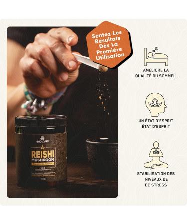 Solve Labs Premium Reishi Extract Powder 51% Beta-D-Glucans Extract 10:1 Zero Load and Additive 100G 3 Months Supply - Buy Online on GoSupps.com