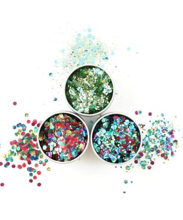 Biodegradable Glitter EcoStardust Environmentally Friendly Festival Favourites 3 x 6g - Buy Online on GoSupps.com
