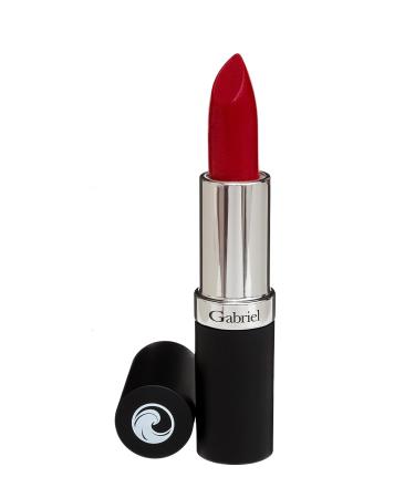 Gabriel Cosmetics Lipstick - Pomegranate Deep Red/Cool Cr me | Natural, Paraben-Free, Vegan, Gluten-Free | Cruelty-Free Non GMO | .13 oz - Buy Online on GoSupps.com