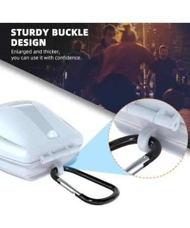 ARGOMAX Sports Mouth Guard Protective Cover with Snap Hook Ideal for Football White - Buy Online on GoSupps.com