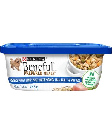 Beneful Prepared Meals Wet Dog Food Roasted Turkey Medley - 283 g Tub (8 Pack) & Prepared Meals Wet Dog Food Chicken Medley - 283 g Tub (8 Pack) Dog Food + Dog Food 283 g Tub - Buy Online on GoSupps.com