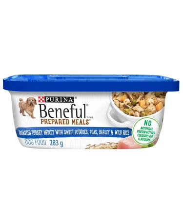 Beneful Prepared Meals Wet Dog Food Roasted Turkey Medley - 283 g Tub (8 Pack)