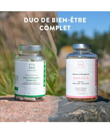 Multivitamines et Min raux -13 Vitamines Adultes dont Vitamine A B C D E K Ashwagandha Rhodiola Rosea 12min raux dont Magnesium Zinc - Complement Alimentaire Multivitamines Homme Femme 120Capsules - Buy Online on GoSupps.com