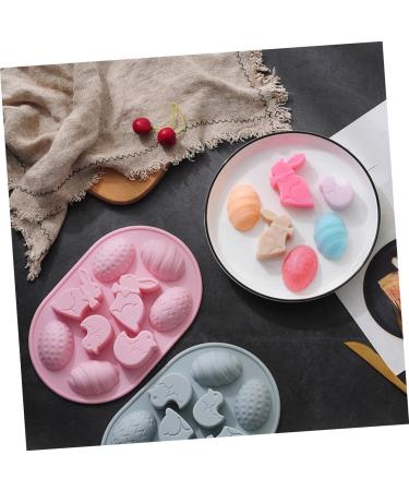 Alipis 2pcs Silicone Cake Mold Easter Egg Silicone Mold Mini Cake Mold Bunny Rabbit Decor Easter Rabbit Homemade Soap 3D Chocolate Animal Molds for Resin Silica Gel Pudding Accessories - Buy Online on GoSupps.com