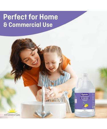 Crystalino Lavender Essential Oil Gallon Liquid Hand Soap Refill (1 Gal) Non-Toxic Bathroom Hand Wash Soap Bulk Non-Antibacterial Jabon Para Manos handsoap gallon bulk refill deals  - Buy Online on GoSupps.com