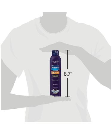 Vaseline Men Fast Absorbing Spray Lotion 6.5 oz - Hydrating Body Moisturizer - Buy Online on GoSupps.com