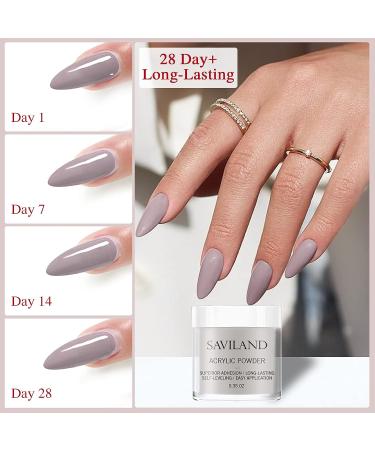 Saviland Acrylic Powder Set - 10 Glitter Colors for Professional Nail Extensions - Prom Queen Red Brown Series - DIY Christmas Gift - Buy Online on GoSupps.com