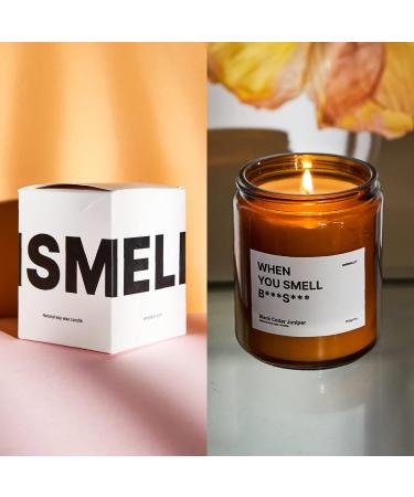 Black Cedar Juniper Soy Wax Candle - Aromatherapy Jar Candle (7 Oz) | Perfect Gift for Any Occasion - UNSMELLit - Buy Online on GoSupps.com