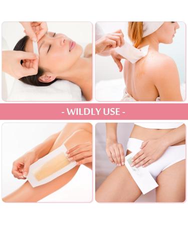 Minkissy Fleece Wax Strips - 100 Face & Body Hair Removal Strips for Men & Women | Mild & Non-Irritating Epilation - Buy Online on GoSupps.com