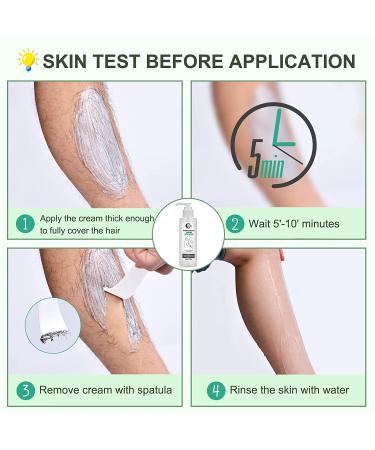 Painless Natural Hair Removal Cream for Men and Women - Gentle Depilatory Cream for Sensitive Skin - Ideal for Bikini, Intimate Areas, Arms, Legs, Underarms, Chest - 5.07 fl oz - Buy Online on GoSupps.com