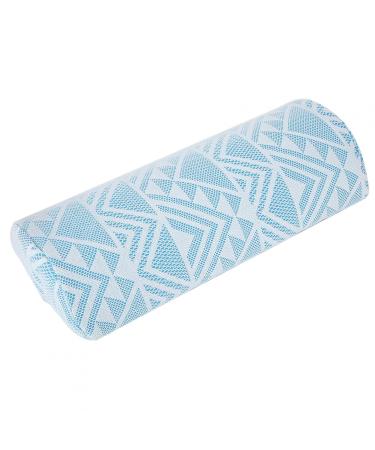 Nail Art Rest Pillow Nail Art Hand Pillow Comfortable Experience Unique Design for Home Woman Beauty Salon Manicure Store(Blue geometry)
