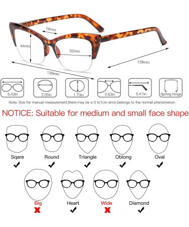 Bevi Blue Light Blocking Reading Glasses - Tortoise Shell 1.5x Magnifying Anti Eye Strain Spring Hinges for Men & Women - International Shipping Available - Buy Online on GoSupps.com