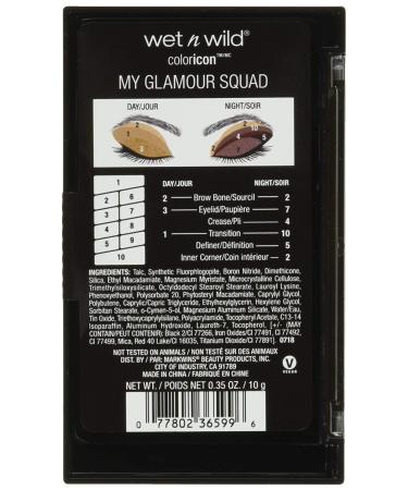 Wet n Wild Color Icon Eyeshadow Palette 756A My Glamour Squad - 0.35 oz (10g) | Vibrant Colors for Stunning Eye Looks - Buy Online on GoSupps.com