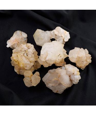 Irregular Natural Clear Quartz Crystal Cluster Clear Quartz Crystal Flower Rock Minerals Druzy Geode Specimen Home Decor Crystal Fengshui 120g Crystal Cluster - Buy Online on GoSupps.com