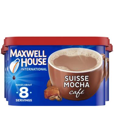 Maxwell House International Suisse Mocha Caf-Style Instant Coffee Beverage Mix, 4 ct. Pack, 7.2 oz. Canisters Suisse Mocha 7.2 Ounce (Pack of 4)