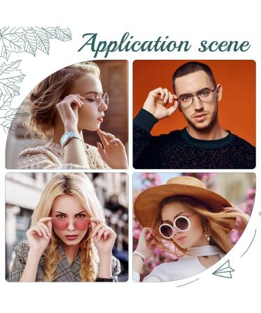 GorgeCraft 24 Pair Silicone-Glass Nose Pads | Soft Non-Slip Replacement Cushion Set for Sports Glasses - Oval & Round Styles - Buy Online on GoSupps.com