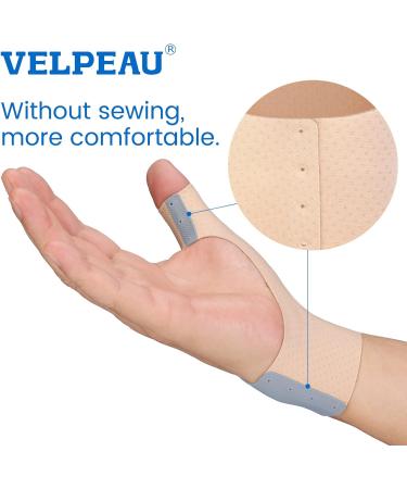 Velpeau Waterproof Elastic Thumb Support Brace Liner (Pack of 2) for Pain Relief - Small Size - Buy Online on GoSupps.com