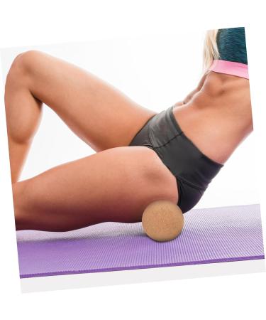 ToddMomy Triggerpunktball - Acupunkt Massage Ball for Back Relief Multi-Purpose Massage Tools Peanut Rollerball & Fitness Cork - Ultimate Neck & Yoga Block Support - Buy Online on GoSupps.com