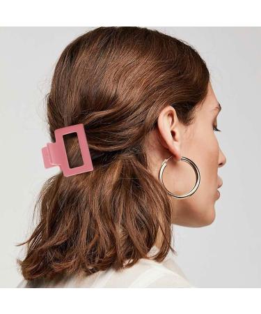 10 Pack Morandi Hair Claw Clips for Women - Large & Small Rectangle Matte Hair Claws - Stylish Hair Styling Accessories for Thick/Thin Hair - Buy Online on GoSupps.com