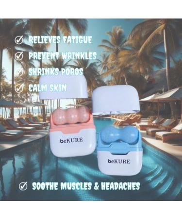 Blue Ice Roller for Face & Eye Reduce Puffiness Relieve Migraine Pain & Enhance Skin Care - Buy Online on GoSupps.com