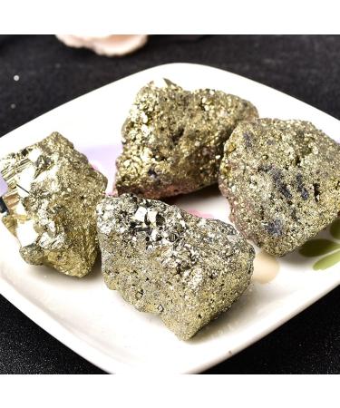 Room Decoration Natural Pyrite Cluster Crystal Raw Stone Irregular Display Specimen Natural Quartz Crystal (Size : 50-60g) - Buy Online on GoSupps.com