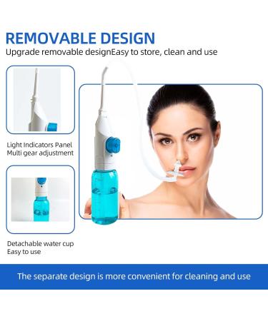 FSQYMYGS Nasal Irrigator - Sinus Relief & Rinse System for Home & Travel - Nose Cleaner for Kids & Adults - Buy Online on GoSupps.com