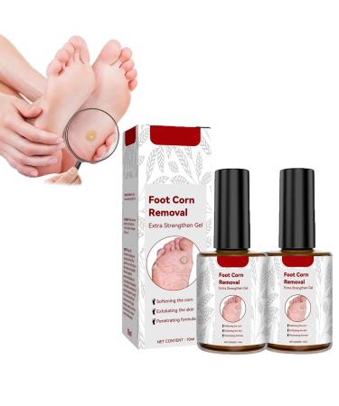 Hsadav GFOUK Foot Corn Removal Extra Strengthen Gel | 10ml Foot Corn Removal Cream | Corn Removers for Feet Extra Strength Liquid | Foot Corn Removal Gel (Color : 2pcs)