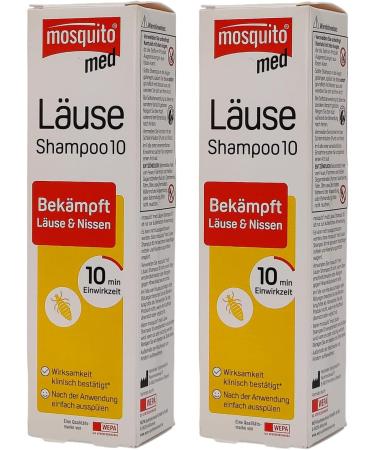 Buy Mosquito Med Lice Shampoo 2x100ml - Fast & Effective Head Lice Treatment | Savings Set & Pharma Pearle Giveaway - Buy Online on GoSupps.com