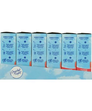 Crystal Light On The Go Wild Strawberry with Caffeine 10-Count Boxes (Pack of 6) - Buy Online on GoSupps.com
